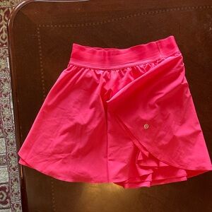 Lululemon Athletica Pink Skater Mini Skirt